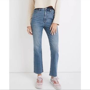 Madewell Slim Demi-Boot Jeans in Enright Wash Sz 31